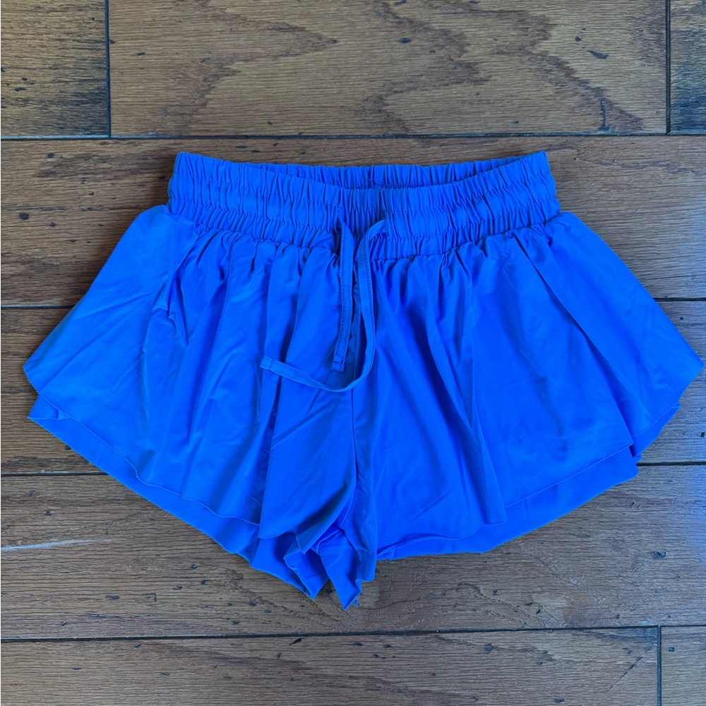 Blue Flutter Shorts